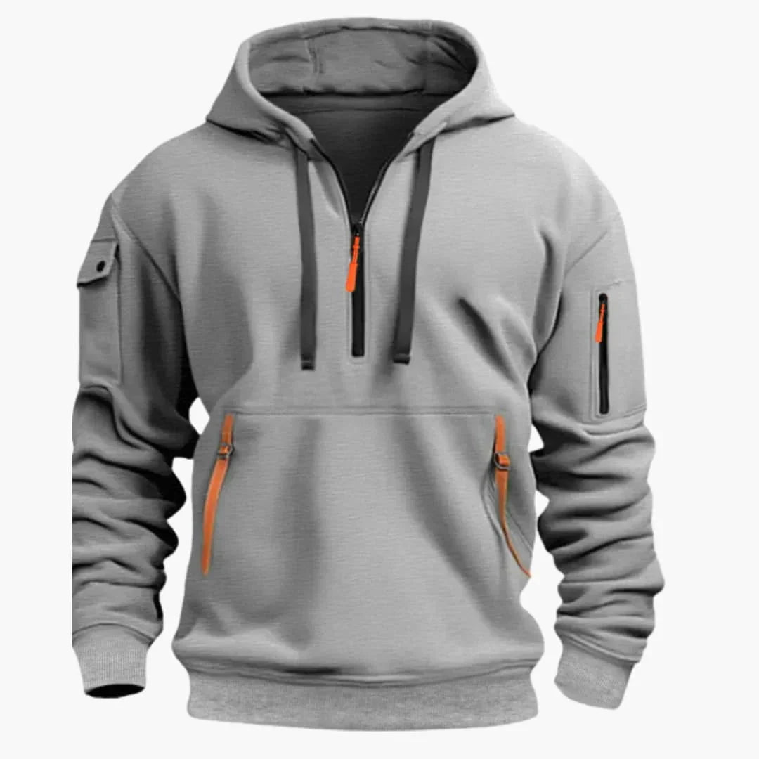 Lee - Hoodie with Zip Pockets and Chest Pocket