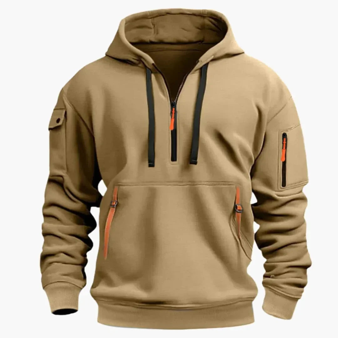 Lee - Hoodie with Zip Pockets and Chest Pocket