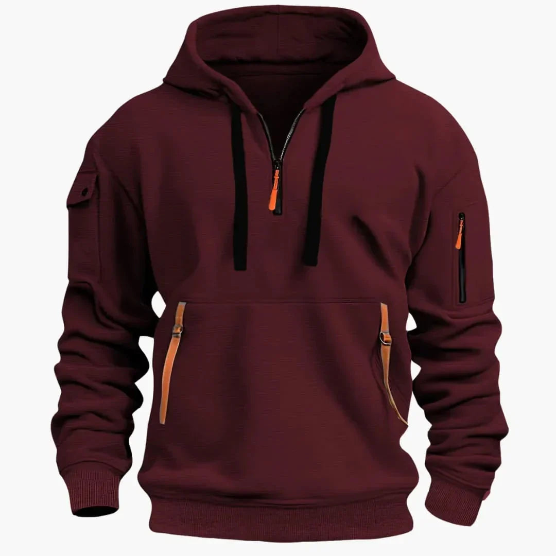 Lee - Hoodie with Zip Pockets and Chest Pocket