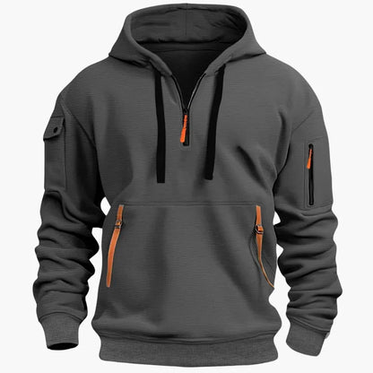 Lee - Hoodie with Zip Pockets and Chest Pocket