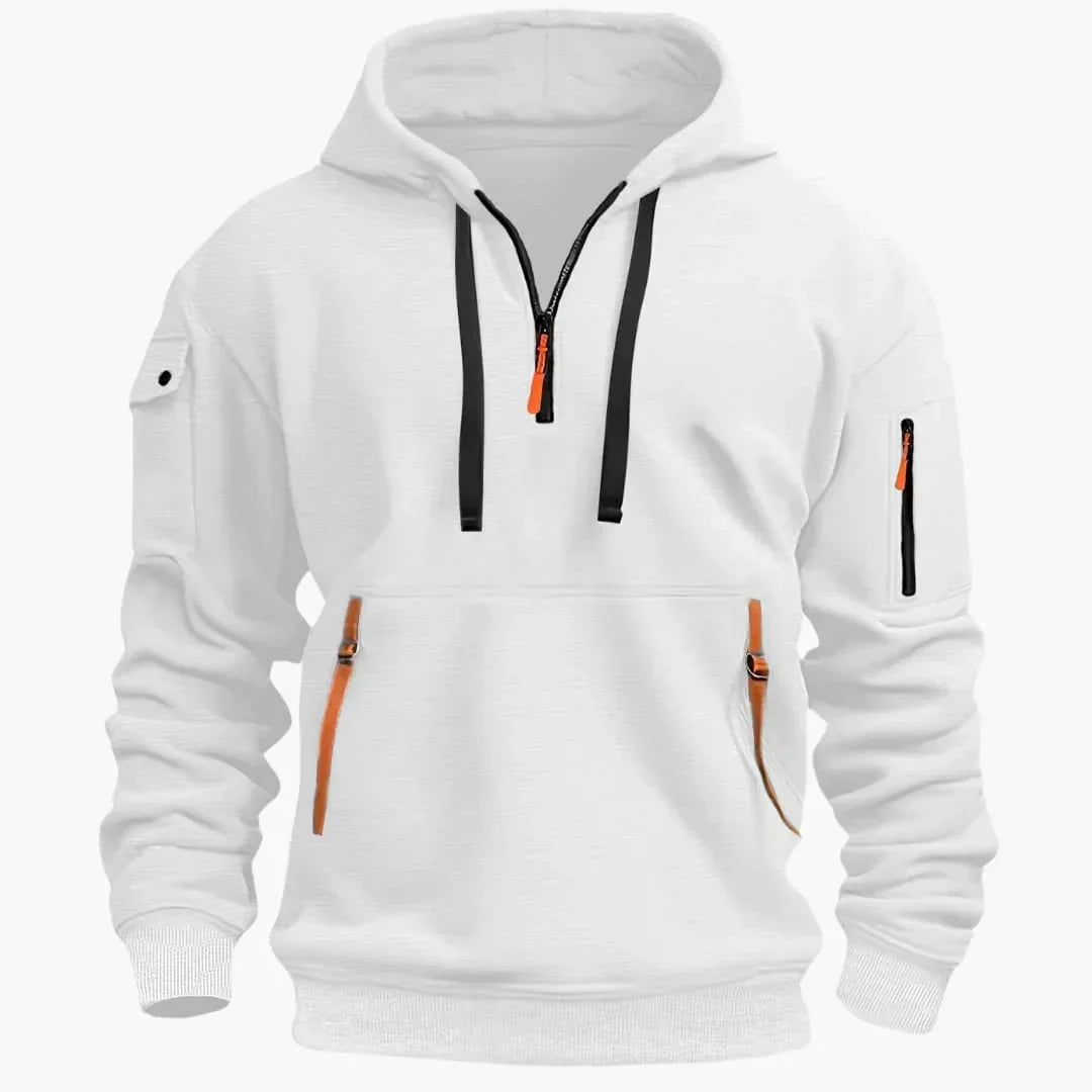 Lee - Hoodie with Zip Pockets and Chest Pocket