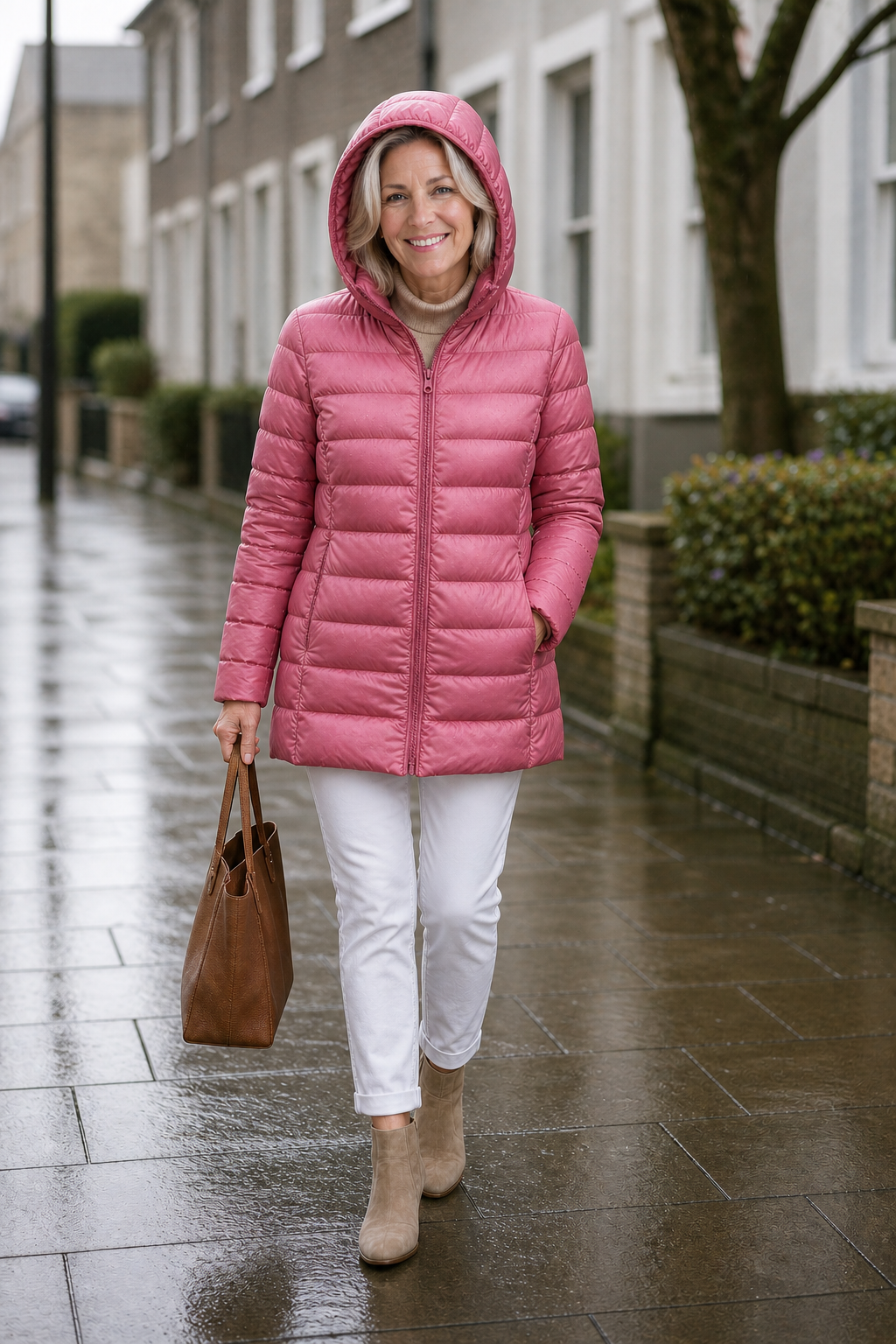 Elodie - Packable Puffer Jacket with Detachable Hood