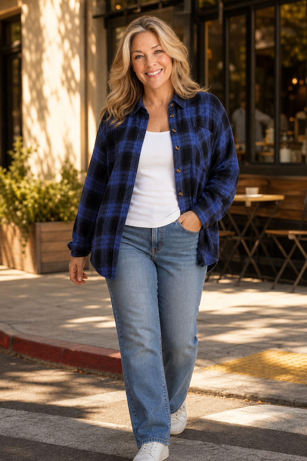 Godiva - Oversized Buffalo Check Shacket