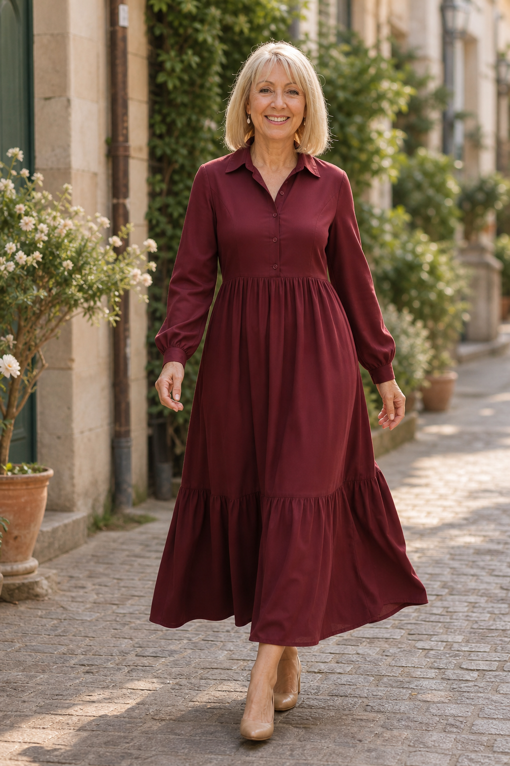 Juniper - Relaxed Swing Dress with Flowing Hem