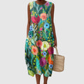 Lucy | Floral Wrap Midi Dress