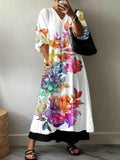 Manonelle | Elegant Floral Midi Dress
