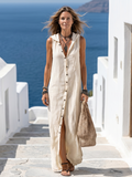 Marune | Refined Sleeveless Maxi Dress