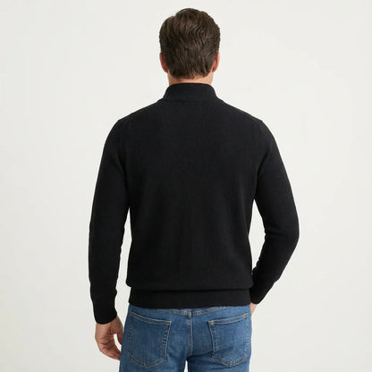 Callum - Quarter Zip Knit Jumper