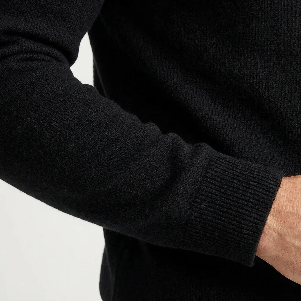Callum - Quarter Zip Knit Jumper