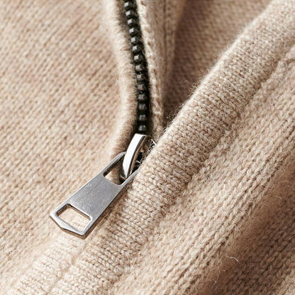 Callum - Quarter Zip Knit Jumper