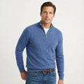 Callum | Quarter Zip Knit Jumper