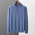 Rowan | Long Sleeve Sweater Polo with Button Placket