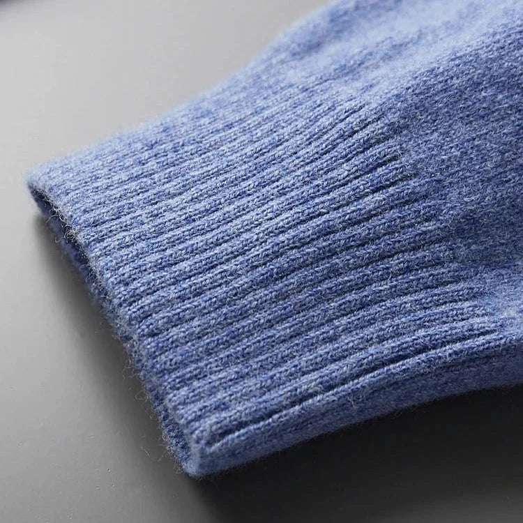 Rowan - Long Sleeve Sweater Polo with Button Placket