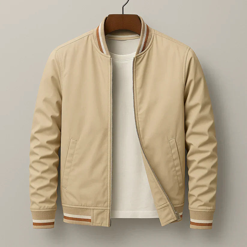 mens-bomber-jacket-with-synthetic-shell-and-striped-rib-trim-4