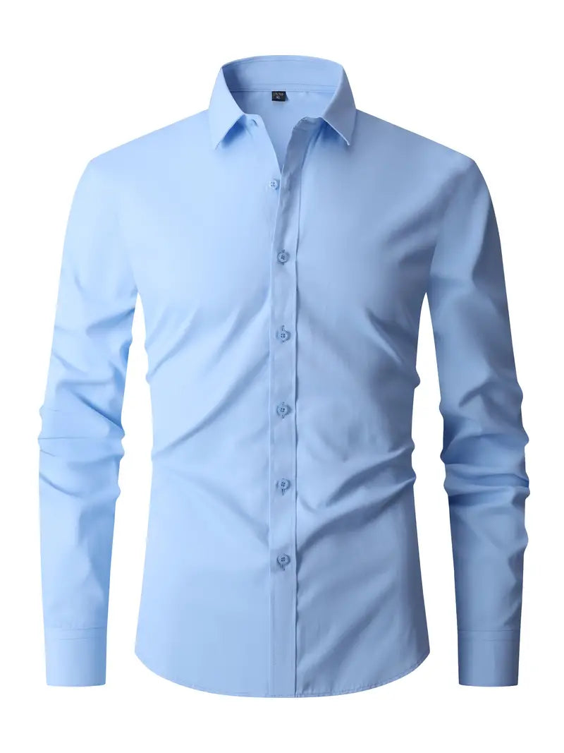 mens-business-woven-shirt-with-point-collar-and-button-cuffs-3