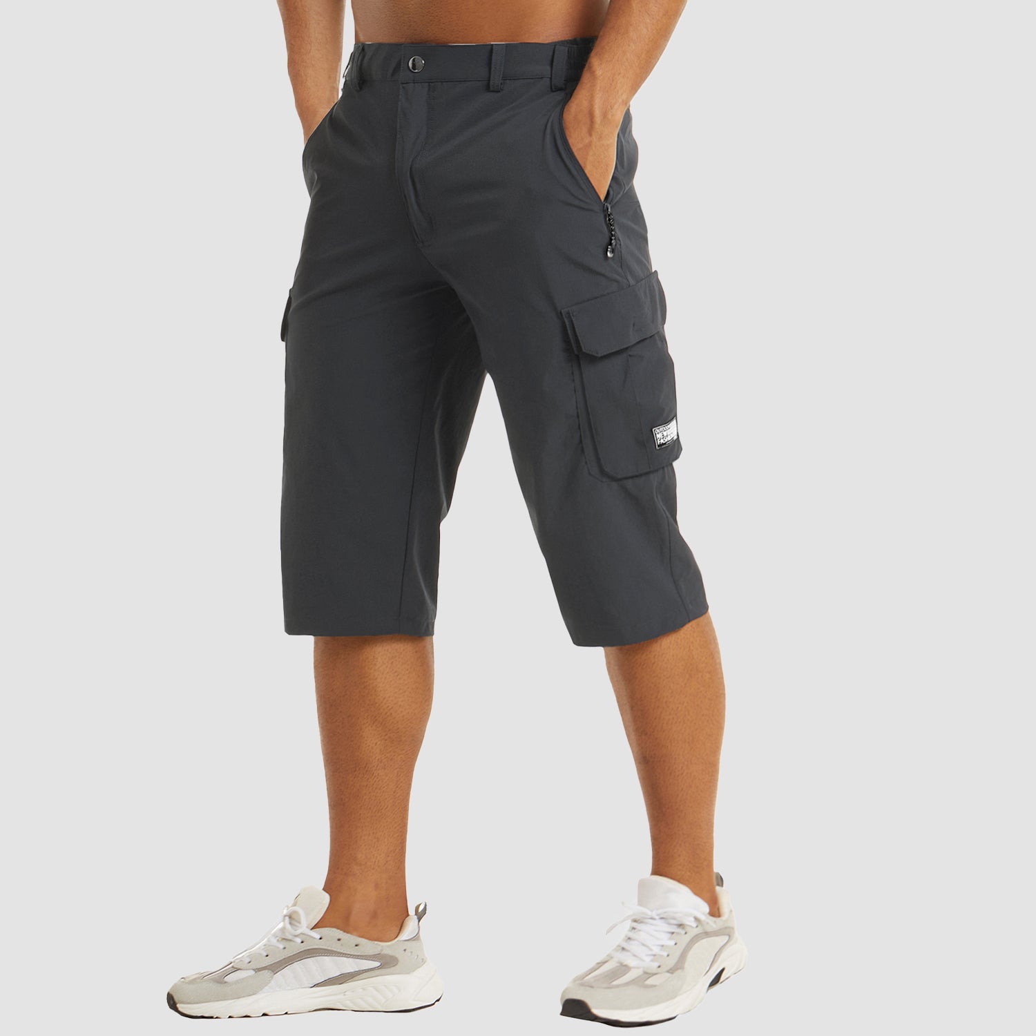 mens-cargo-synthetic-shorts-with-zip-pocket-and-flap-pockets-12