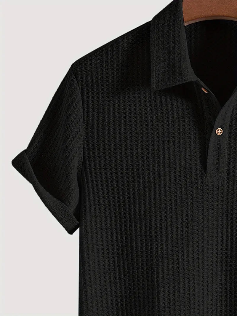 mens-casual-polyester-polo-shirt-with-knit-and-two-buttons-6