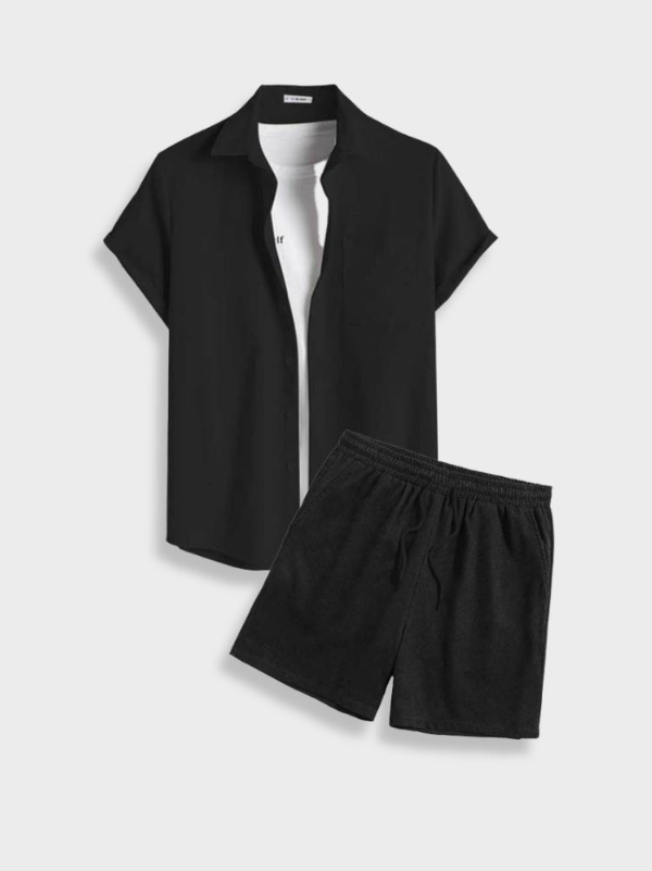 mens-casual-ribbed-corduroy-shirt-set-with-drawstring-shorts-2
