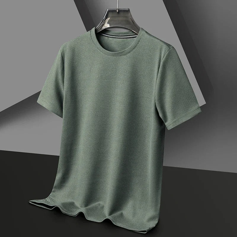 mens-casual-waffle-knit-blend-t-shirt-with-crew-neck-and-short-sleeves-3