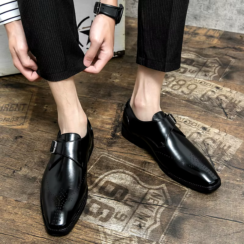 mens-dress-loafers-in-synthetic-material-with-monk-strap-and-perforated-toe-6