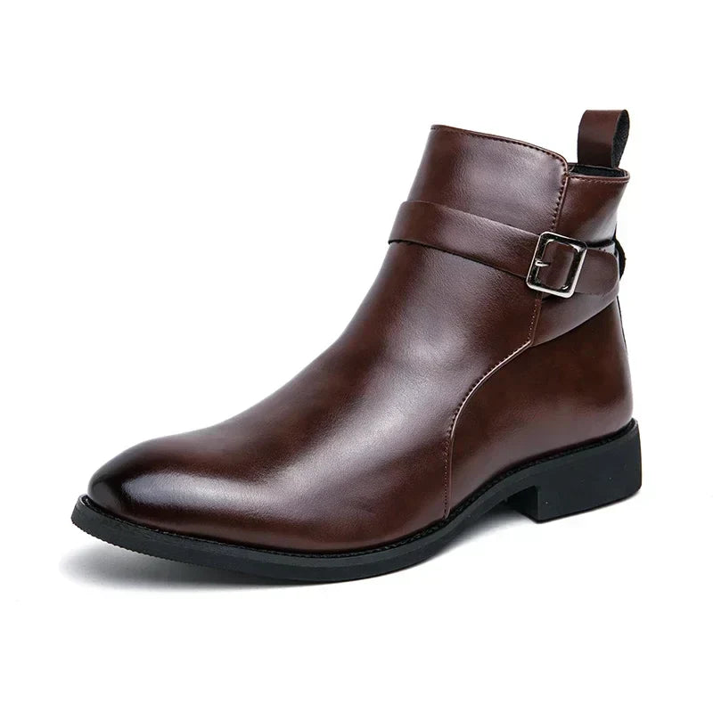 mens-dress-synthetic-ankle-boots-with-side-zipper-and-buckle-11
