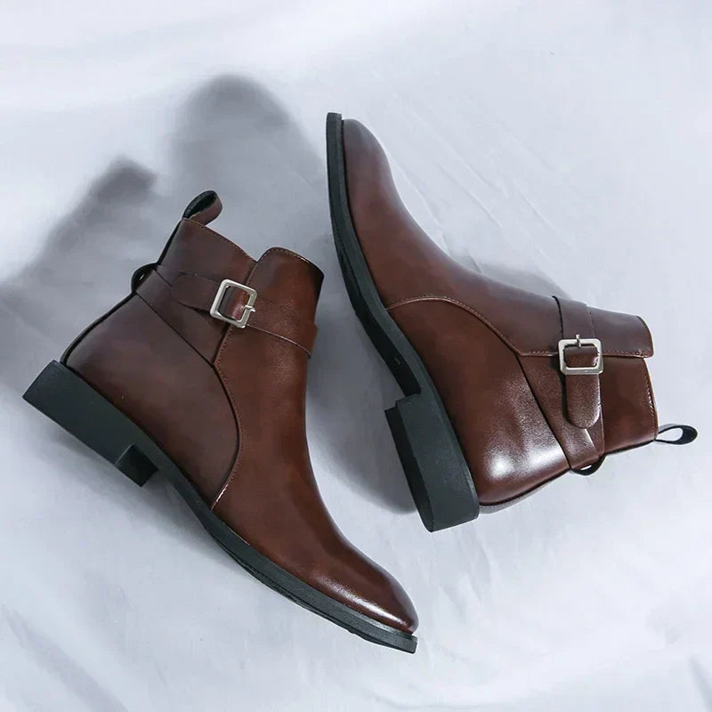 mens-dress-synthetic-ankle-boots-with-side-zipper-and-buckle-12