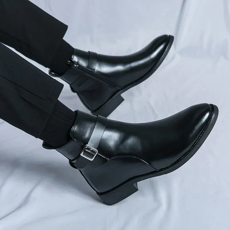 mens-dress-synthetic-ankle-boots-with-side-zipper-and-buckle-19
