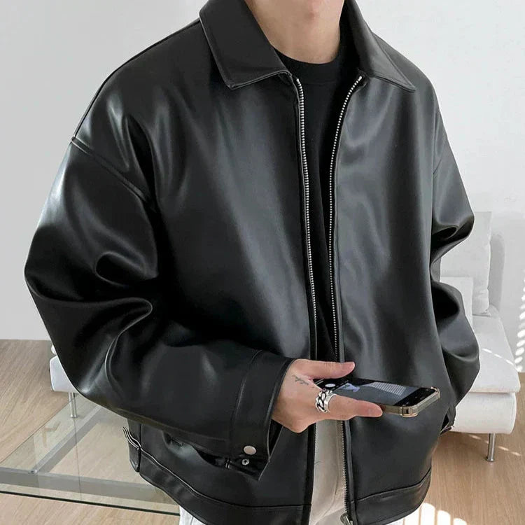 mens-faux-bomber-jacket-with-zip-front-and-spread-collar-2