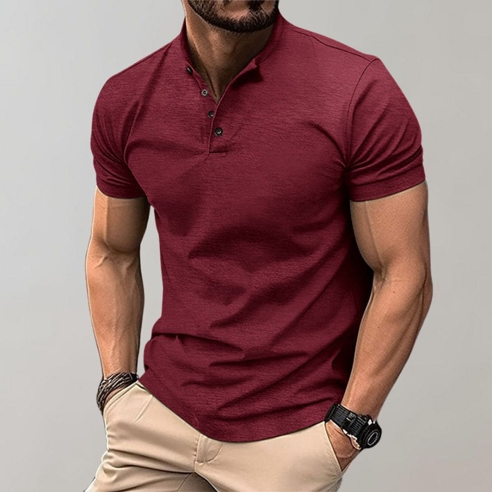 mens-knit-polo-shirt-with-stand-collar-and-three-button-placket-3
