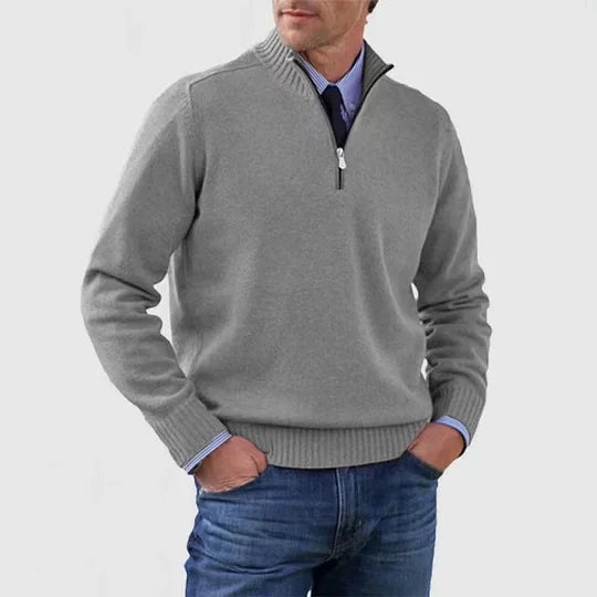 mens-knit-pullover-sweater-with-half-zip-mock-neck-12