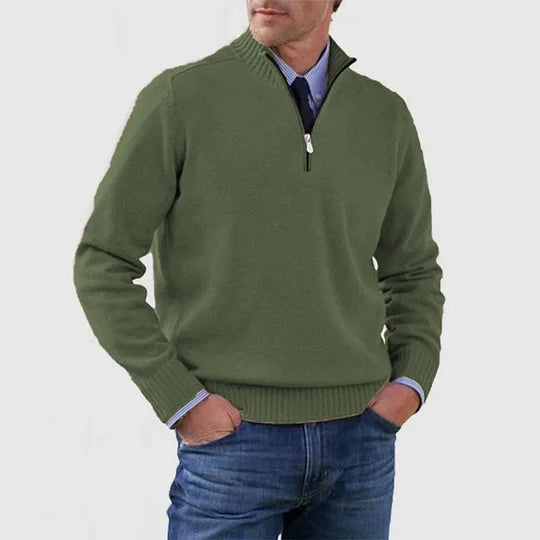 mens-knit-pullover-sweater-with-half-zip-mock-neck-5