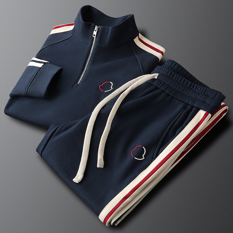 mens-knit-tracksuit-with-half-zip-collar-and-stripe-trim-2