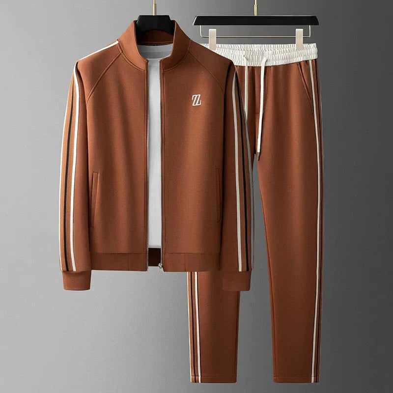 mens-knit-tracksuit-with-zip-jacket-and-side-stripes-2