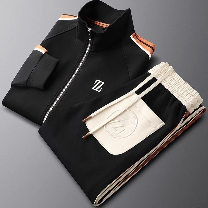 mens-knit-tracksuit-with-zip-jacket-and-stripe-trim-3