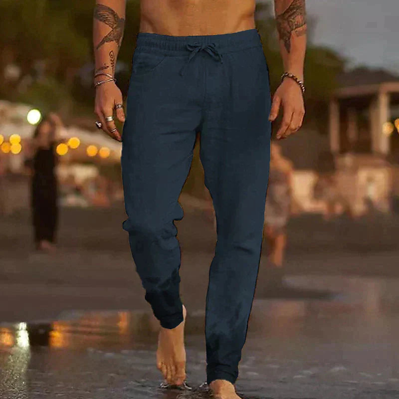mens-linen-blend-pants-with-drawstring-waist-and-elastic-cuffs-6