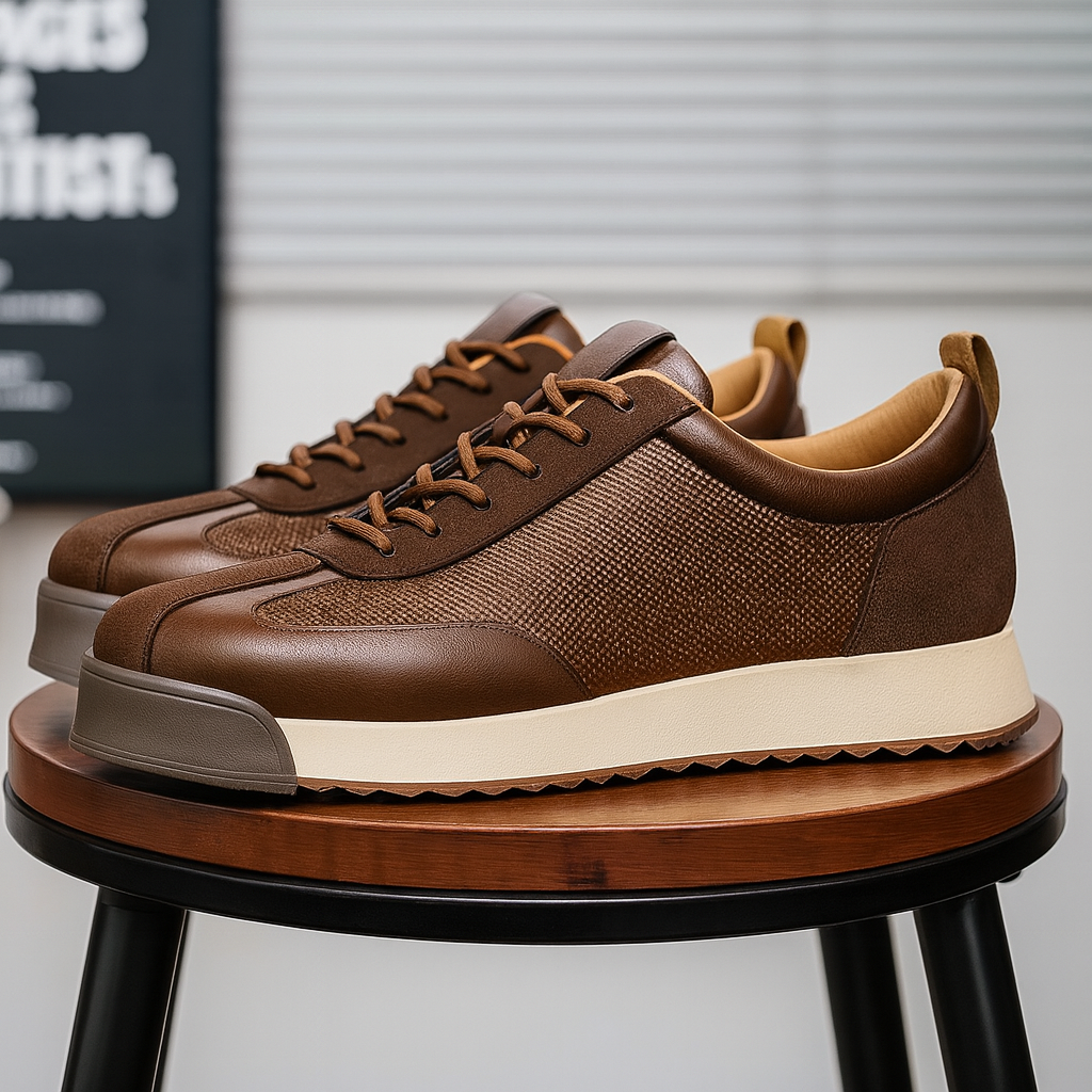 mens-low-top-faux-upper-sneakers-with-lace-up-and-pull-tab-4