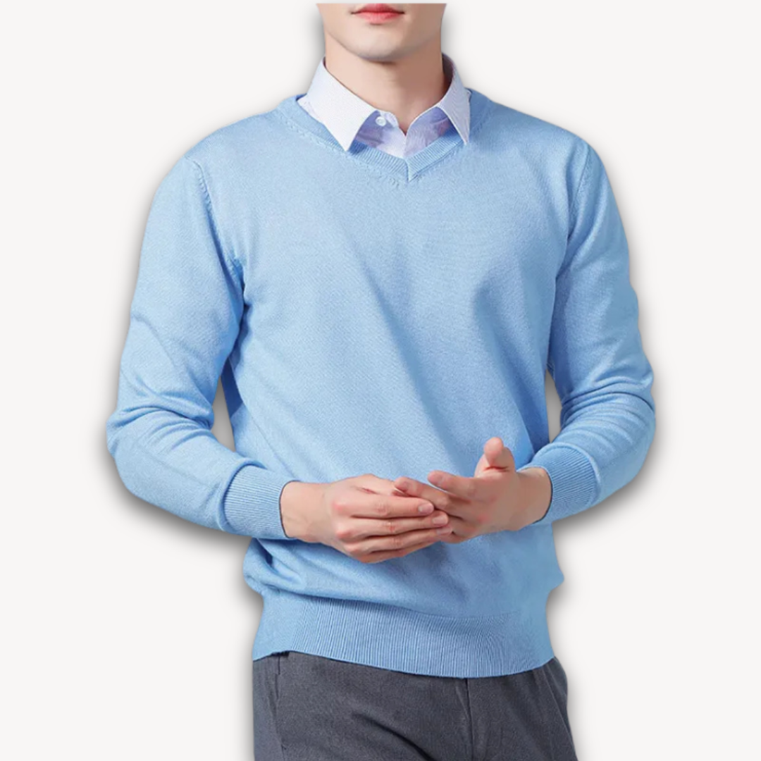 mens-plain-knit-sweater-with-v-neck-and-ribbed-trim-12