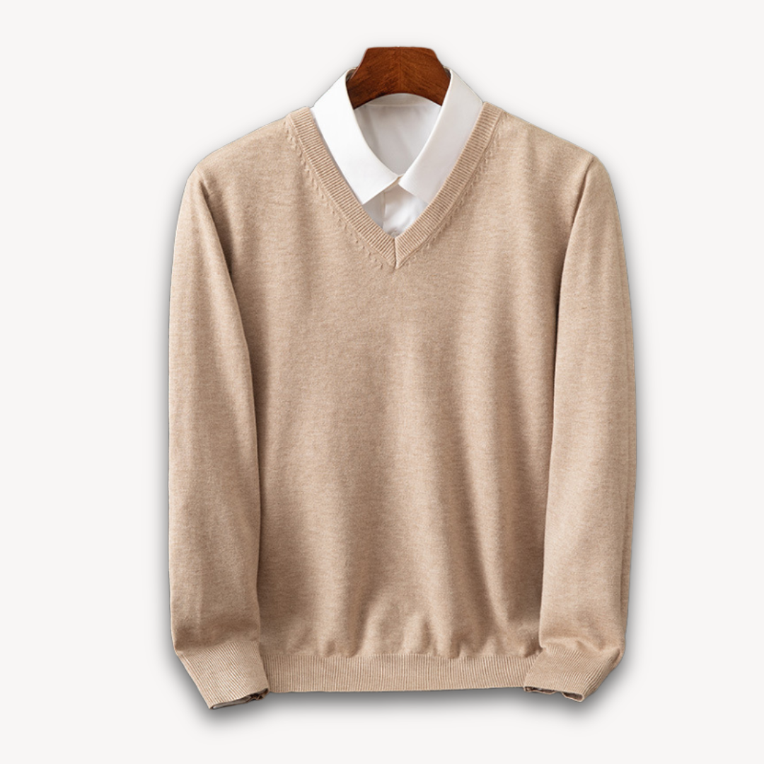 mens-plain-knit-sweater-with-v-neck-and-ribbed-trim-4