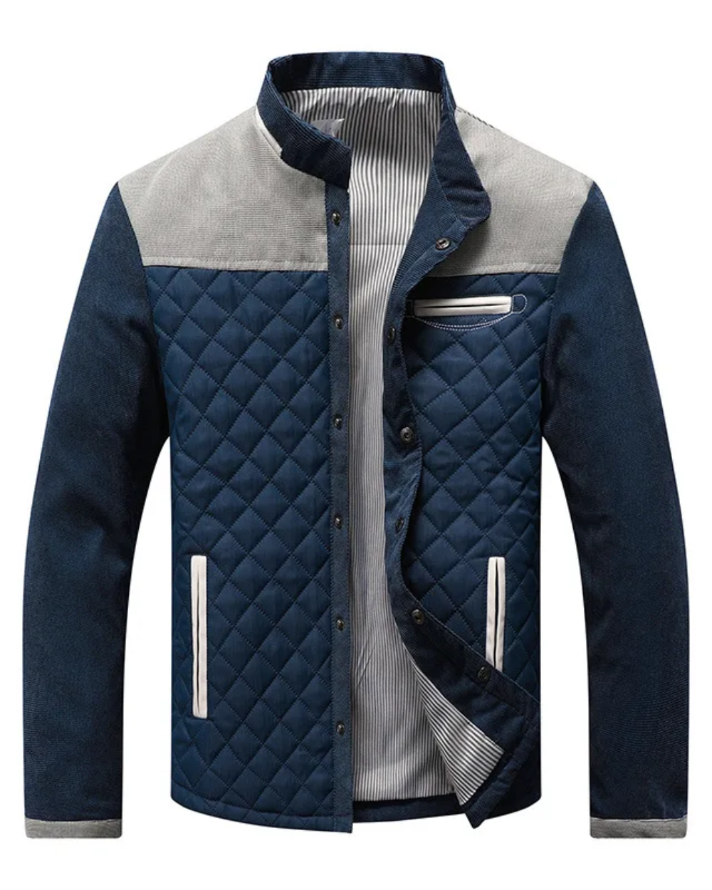 mens-quilted-jacket-with-stand-collar-and-snap-placket-3