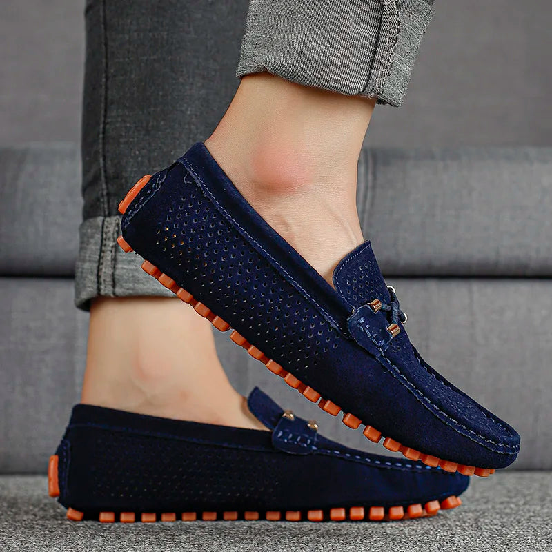 mens-suede-loafers-with-perforated-upper-and-bit-lace-3