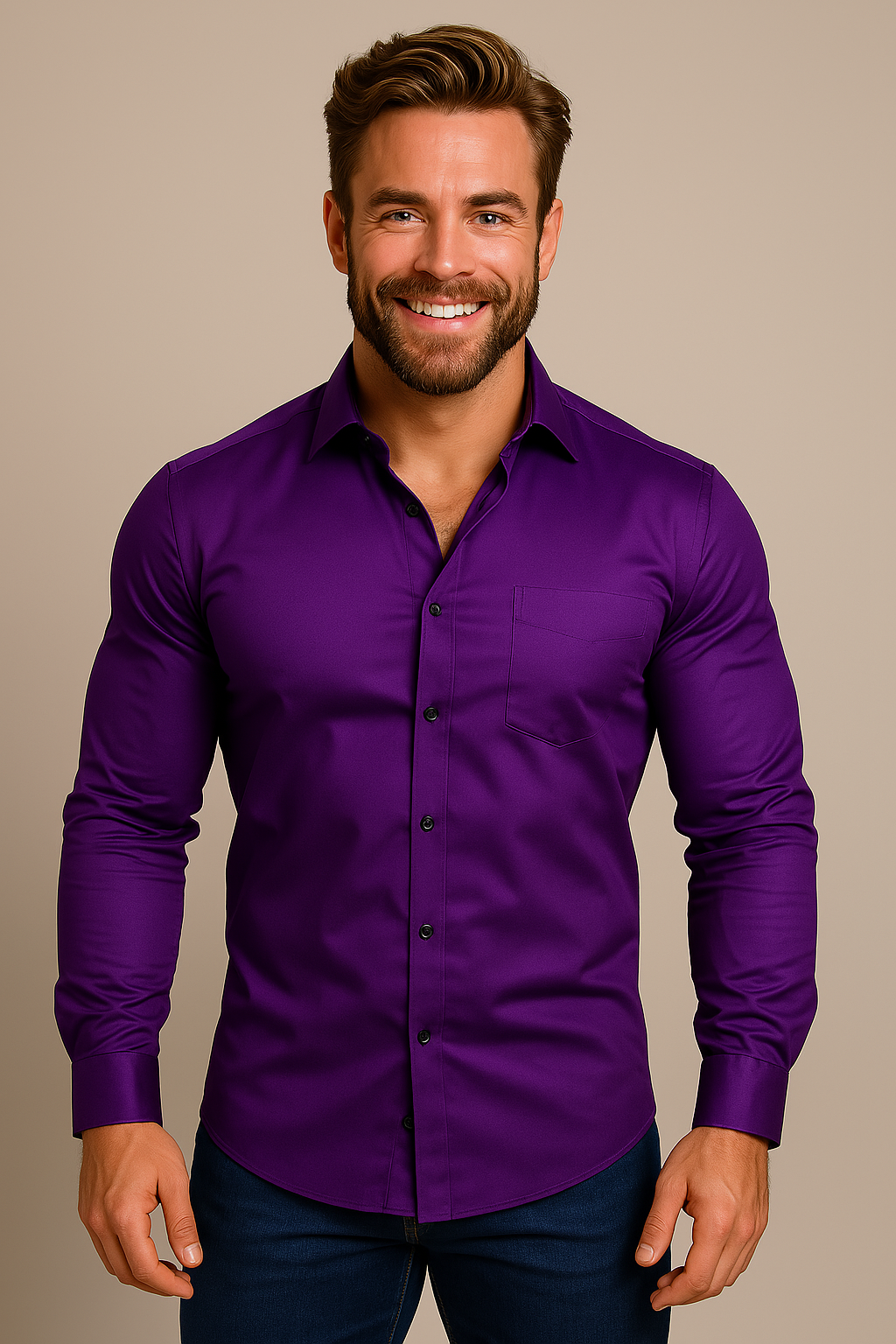 mens-woven-button-up-shirt-with-point-collar-and-button-cuffs-14