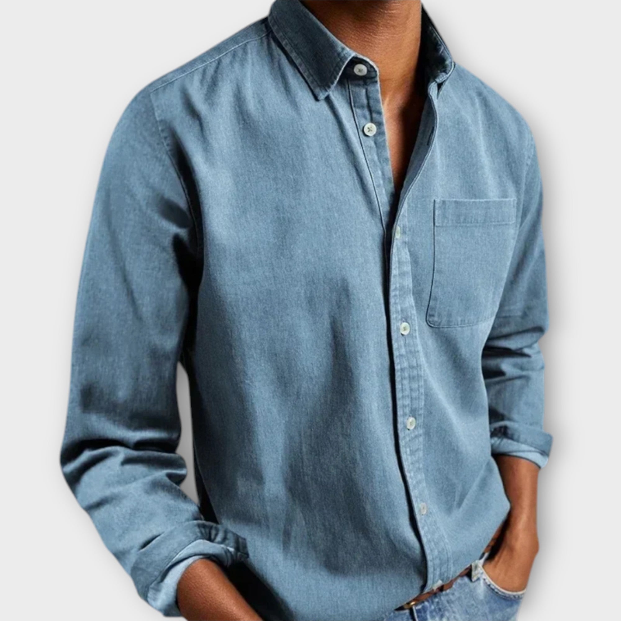 mens-woven-button-up-shirt-with-point-collar-and-chest-pocket-7