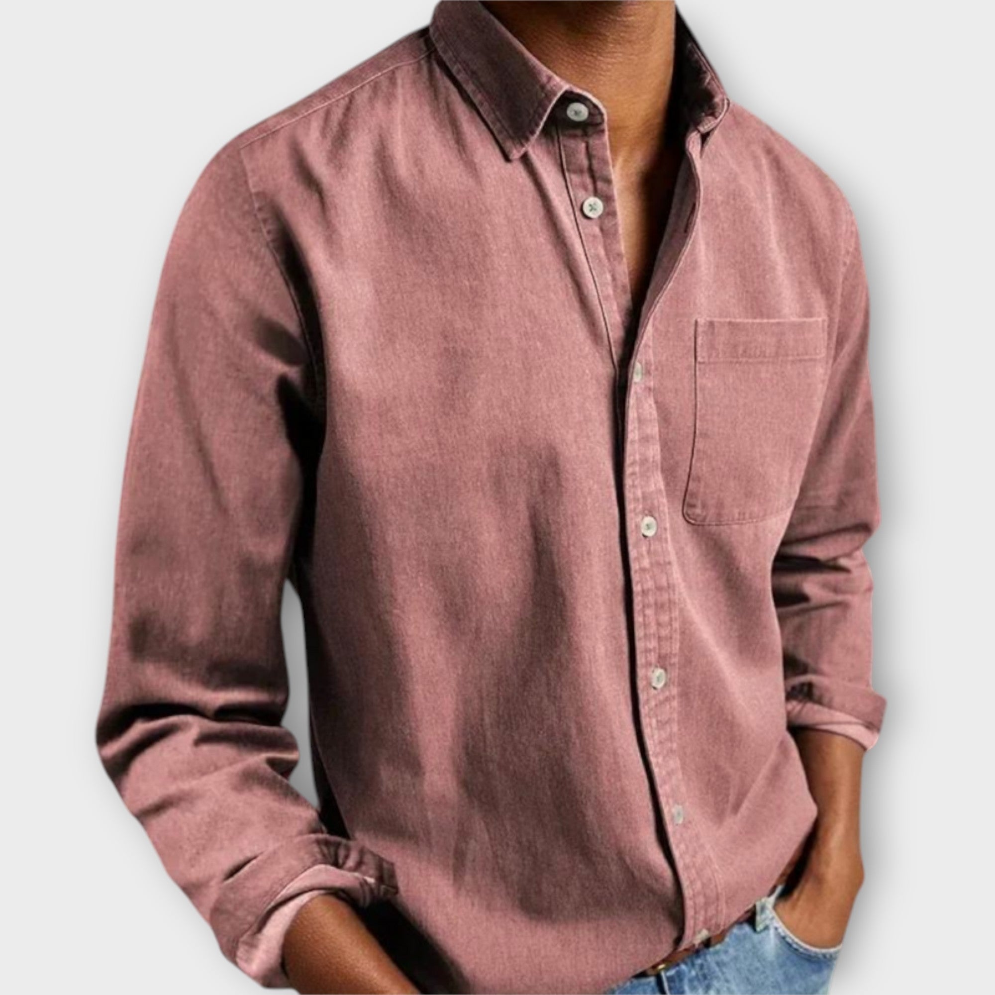 mens-woven-button-up-shirt-with-point-collar-and-chest-pocket-8