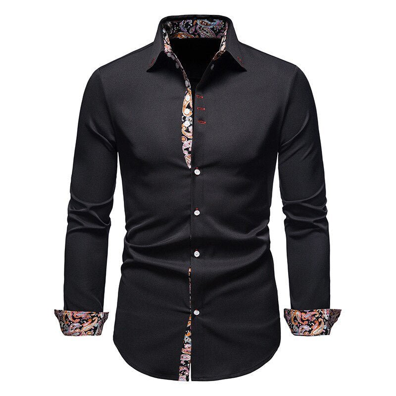 mens-woven-button-up-shirt-with-spread-collar-and-pattern-trim-5