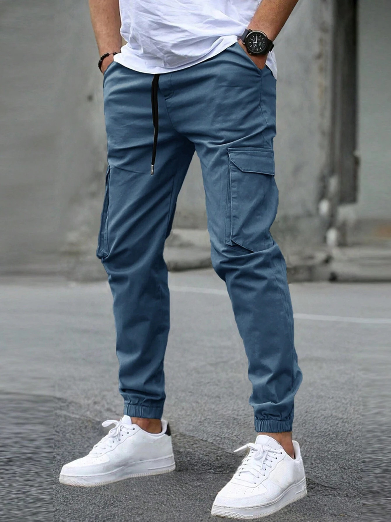 mens-woven-cargo-pants-with-drawcord-waist-and-cuffed-ankles-6