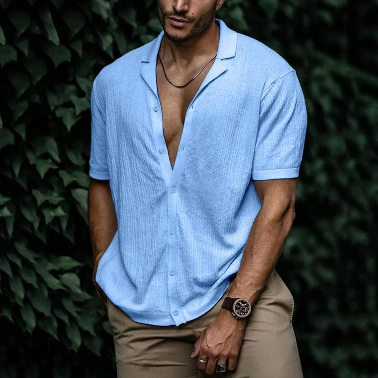 mens-woven-short-sleeve-shirt-with-button-front-and-spread-collar-9