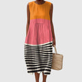 Novalie | Abstract Wrap Midi Dress