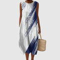 Oberyn | Abstract Wrap Midi Dress