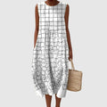 Odelette | Geometric Wrap Midi Dress