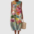 Odilie | Floral Wrap Midi Dress